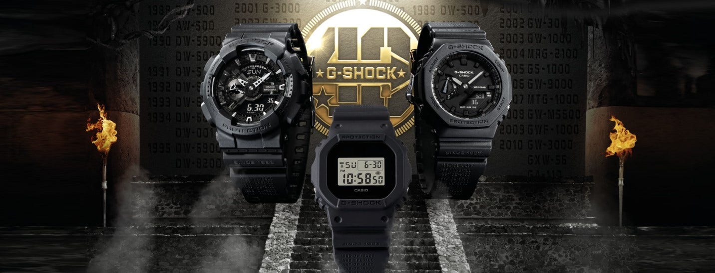 Editions Limitées 40 ans G-Shock