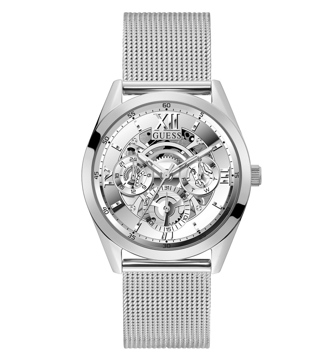 Montre guess shop argent homme