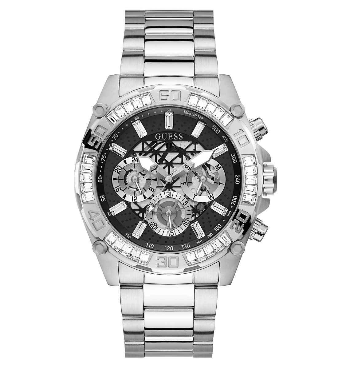 Montre guess homme hot sale diamant