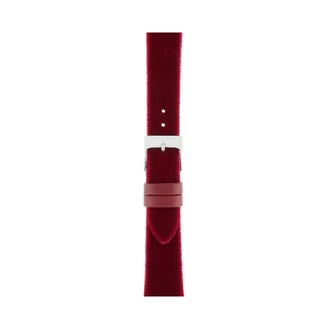 Bracelet de montre Velours Bordeaux Entrecorne 18 mm