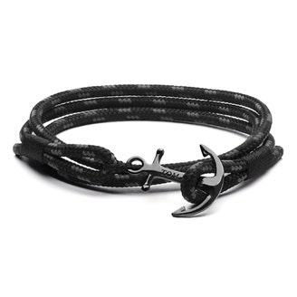 Bracelet cordon Mixte Triple black Noir