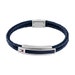 Bracelet cordon Homme Carbon fiber Bleu